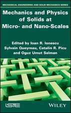 Mechanics and Physics of Solids at Micro– and Nano–Scales