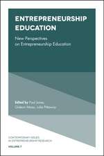 Entrepreneurship Education – New Perspectives on Entrepreneurship Education