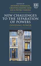 New Challenges to the Separation of Powers – Dividing Power