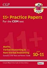 11+ CEM Practice Papers: Ages 10-11 - Pack 1 (with Parents' Guide & Online Edition): unbeatable practice for the 2022 tests