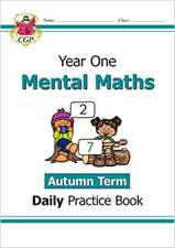 KS1 Mental Maths Year 1 Daily Practice Book: Autumn Term