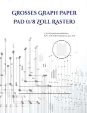 Großes Graph Paper Pad (1/8 Zoll Raster)