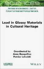 Lead in Glassy Materials in Cultural Heritage