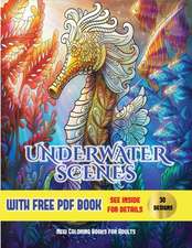 New Coloring Books for Adults (Underwater Scenes)