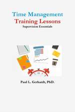 Time Management Training Lessons