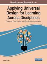 Handbook of Research on Applying Universal Design for Learning Across Disciplines