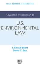 Advanced Introduction to U.S. Environmental Law