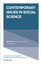 Contemporary Issues in Social Science