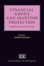 Financial Advice and Investor Protection – Comparative Law and Practice