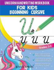 Unicorn Handwriting Workbook for Kids