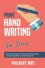 PRINT HANDWRITING WORKBOOK FOR TEENS