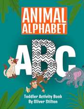 Animal Alphabet Toddler Activity Book