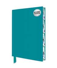 Turquoise Blank Artisan Notebook (Flame Tree Journals)