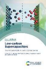 Low-Carbon Supercapacitors