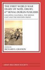 First World War Diary of Noël Drury, 6th Royal Dublin Fusiliers – Gallipoli, Salonika, The Middle East and the Western Front