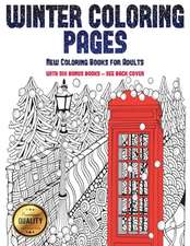 New Coloring Books for Adults (Winter Coloring Pages)