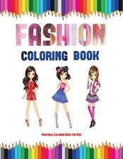 Printable Coloring Book for Kids (Fashion Coloring Book)