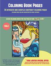 Coloring Book Pages (36 intricate and complex abstract coloring pages)