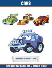 Coloring Books for Kids Ages 4 - 8 (boys) (Cars)