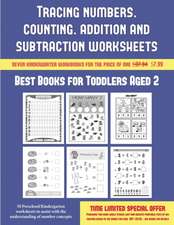 Best Books for Toddlers Aged 2 (Tracing numbers, counting, addition and subtraction)