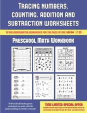 Preschool Math Workbook (Tracing numbers, counting, addition and subtraction)