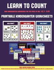 Printable Kindergarten Worksheets (Learn to count for preschoolers)