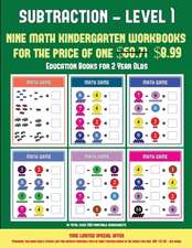 Education Books for 2 Year Olds (Kindergarten Subtraction/taking away Level 1)