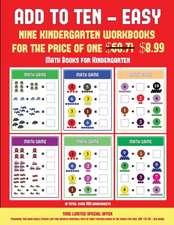 Math Books for Kindergarten (Add to Ten - Easy)