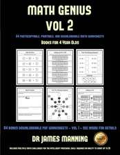 Books for 4 Year Olds (Math Genius Vol 2)