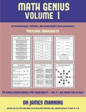 Preschool Worksheets (Math Genius Vol 1)