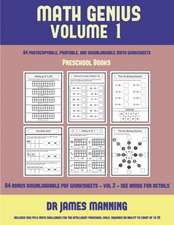 Preschool Books (Math Genius Vol 1)