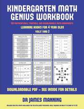 Learning Books for 4 Year Olds (Kindergarten Math Genius)