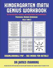 Preschool Number Workbook (Kindergarten Math Genius)