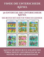 Die besten Bücher für Vorschulkinder (Finde die Unterschiede Rätsel)