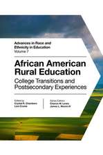 African American Rural Education – College Transitions and Postsecondary Experiences