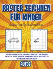 Zeichnen von Comics Schritt für Schritt (Raster zeichnen für Kinder - Autos)