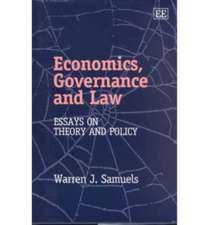 Economics, Governance and Law – Essays on Theory and Policy