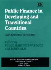 Public Finance in Developing and Transitional Co – Essays in Honor of Richard Bird