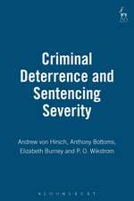 Criminal Deterrence and Sentencing Severity