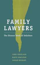 Family Lawyers: The Divorce Work of Solicitors