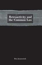 Retroactivity and the Common Law