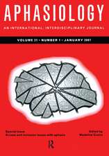 Access and Inclusion Issues with Aphasia: A Special Issue of Aphasiology