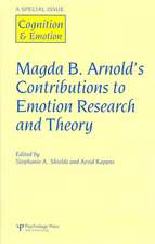 Magda B. Arnold's Contributions to Emotion Research and Theory