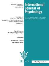 Indigenous Psychologies: A Special Issue of the International Journal of Psychology