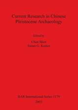 Current Research in Chinese Pleistocene Archaeology