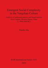 Emergent Social Complexity in the Yangshao Culture: Analyses of Settlement Patterns and Faunal Remains from Lingbao, Western Henan, China (C. 4900-300