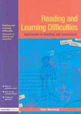 Reading and Learning Difficulties