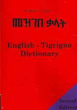 English - Tigrigna Dictionary