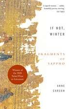 If Not, Winter: The Complete Fragments of Sappho, translated by the Nobel Prize winner in Literature 2026