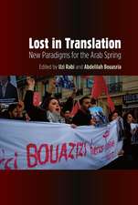 Lost in Translation – New Paradigms for the Arab Spring